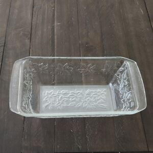 Vintage Princess House Fantasia Glass Loaf Pan